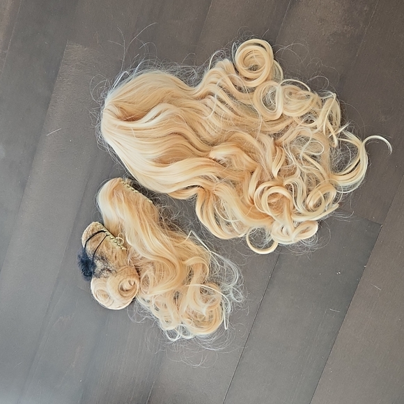 Halloween costume Golden Yellow Lolita Wig - Picture 4 of 9